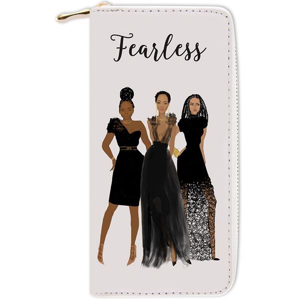 Nicholle Kobi x AAE " Fearless"  I Long Clutch Wallet