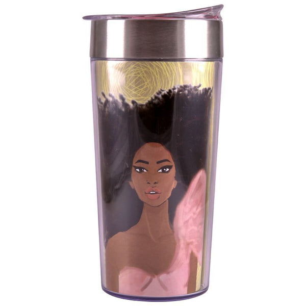 Nicholle Kobi x AAE  I Strong and Courageous Travel Cup - Nicholle Kobi