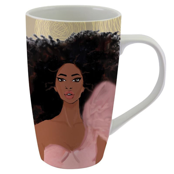 "Strong and Courageous" x Nicholle Kobi Ceramic Latte Mug