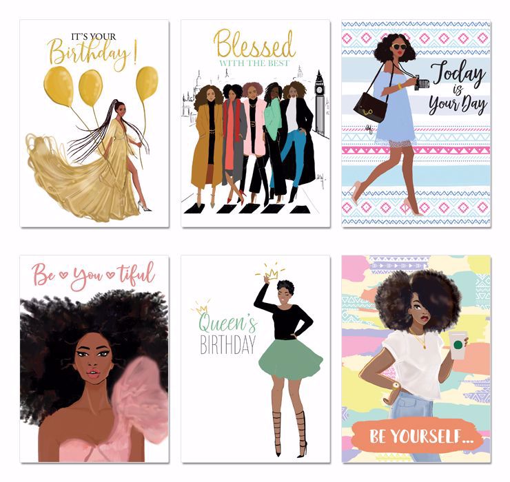Boxed Greeting Cards (Set of 11) - "Girlfriends Series"