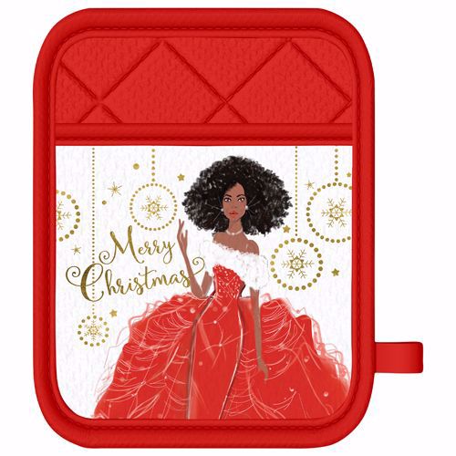 Merry Christmas Mitt/Pot Holder Set