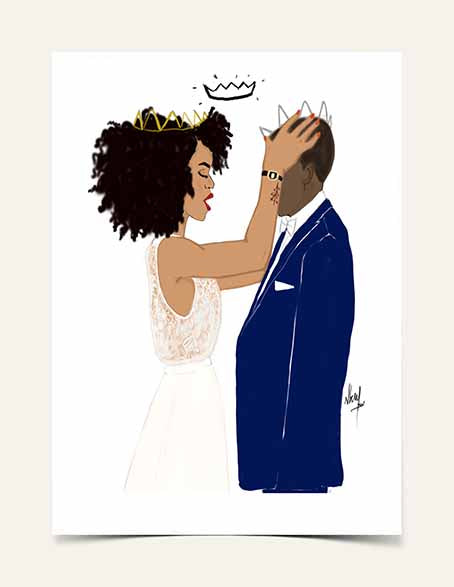 " My King" | Art Print - Nicholle Kobi