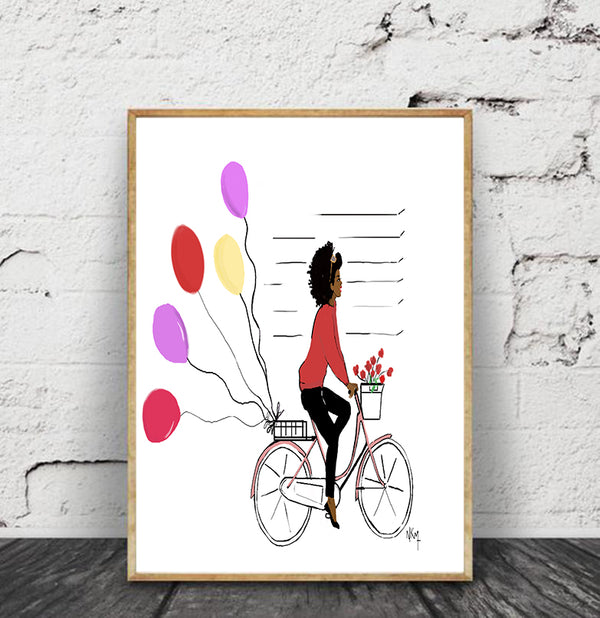 "A Velo" | Art Print - Nicholle Kobi