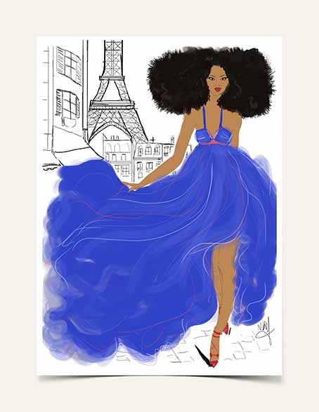 "Bastille Day" | Art Print - Nicholle Kobi