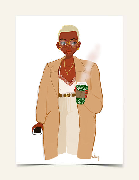 ORIGINAL ART "Betty" | Art Print - Nicholle Kobi