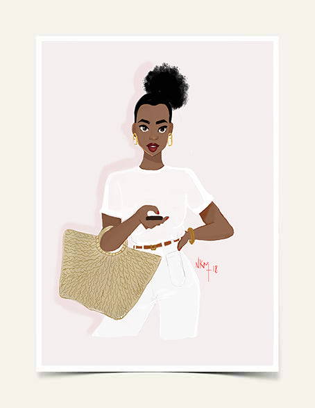"Jada" | Art Print - Nicholle Kobi