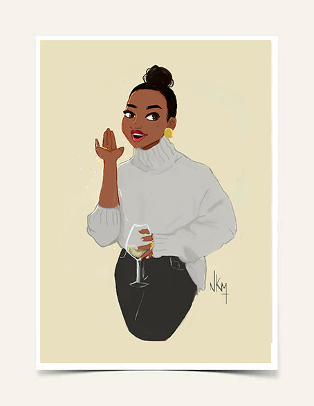"Natalie" | Art Print - Nicholle Kobi