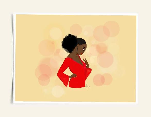 "Rouge" | Art Print - Nicholle Kobi