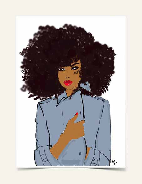 "November Girl" | Art Print - Nicholle Kobi