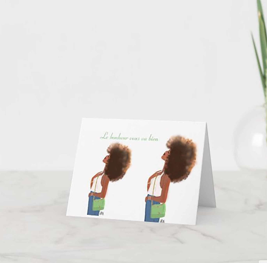 " Encouragement  in French"| Greeting cards
