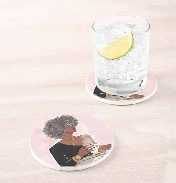 Grey is Beautiful  COLLECTION I Sandstone Coaster