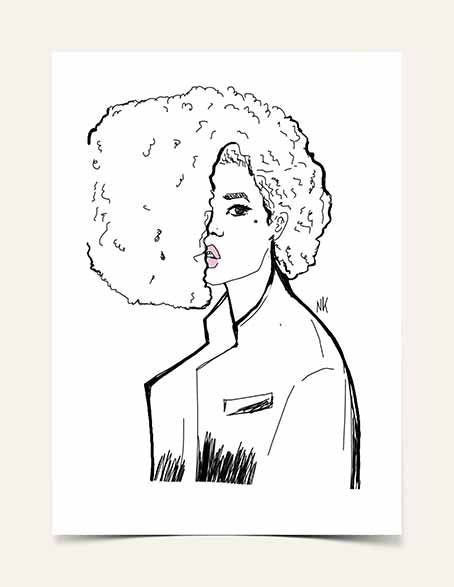 "Melanie" | Art Print - Nicholle Kobi