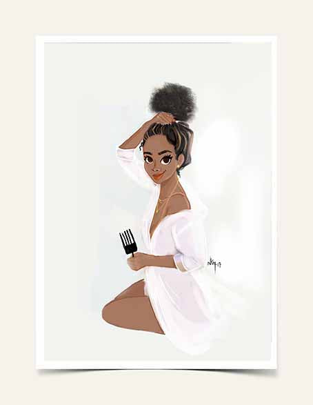 "Nina" | Art Print - Nicholle Kobi