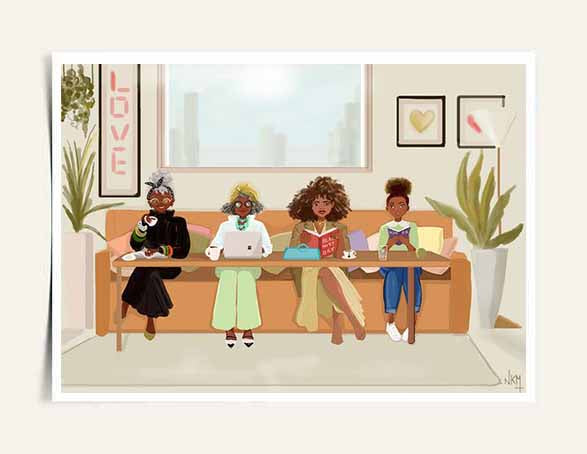 "Family's Love 2 " | Art Print