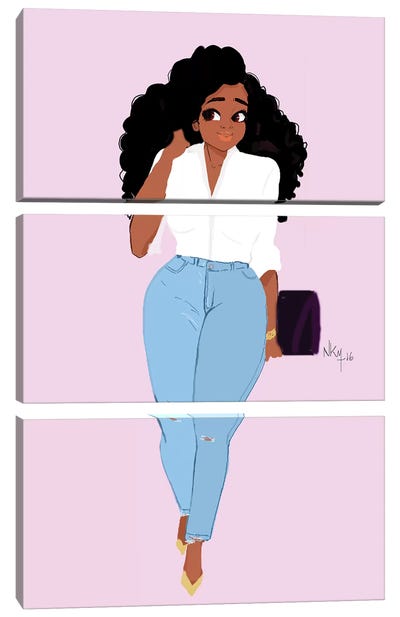 "Beauti Curvy" |Canvas Print