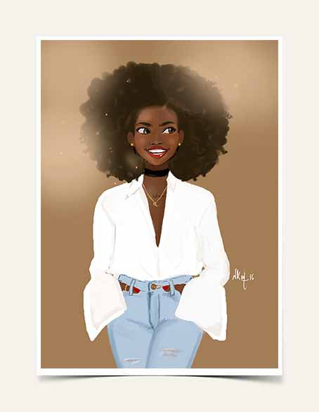 " Kara " | Art Print