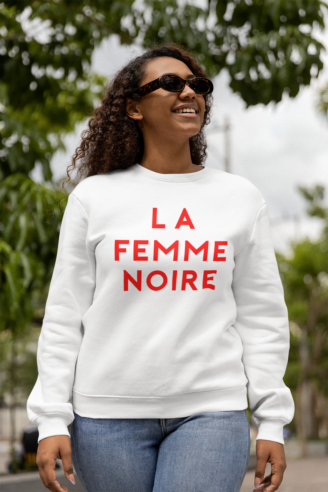 The Iconic La Femme Noire  I  SWEATSHIRT