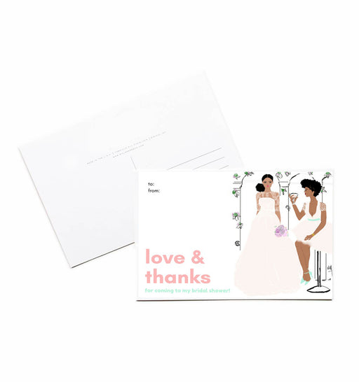 "Bridal Shower Thanks" | Postcards - Nicholle Kobi