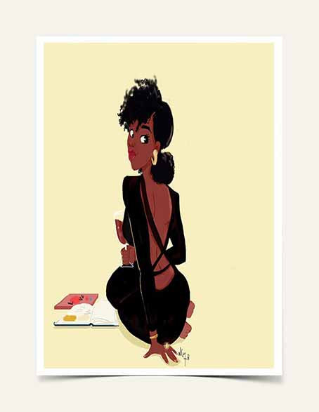 " Moi, Myself & Moi" | Art Print