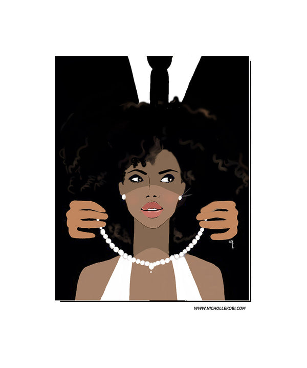 White Pearls | Art Print - Nicholle Kobi