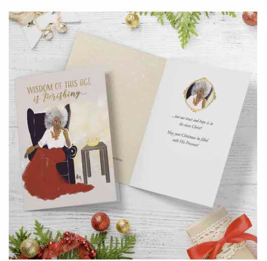 "Wisdom is Perishing"| Greeting cards