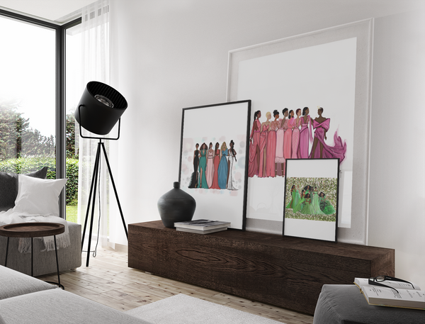 "Rose Sisters Love 5 " | Art Print