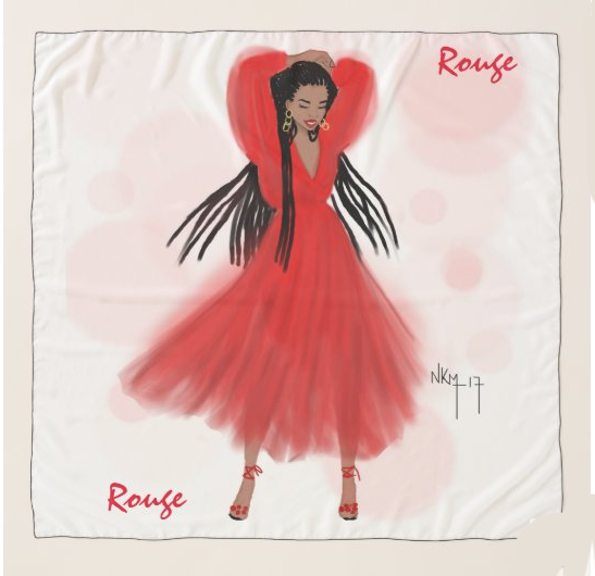 Rouge Foulard| Scarf