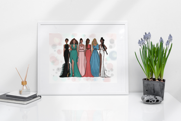 " Sisters Love 9 " | Art Print