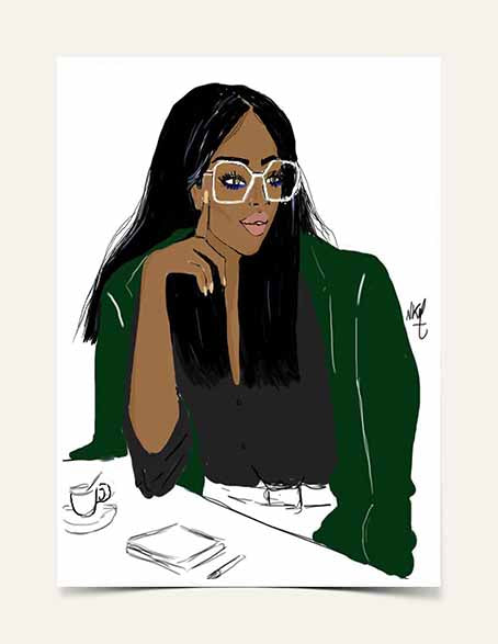 Thinker I  Art Print - Nicholle Kobi