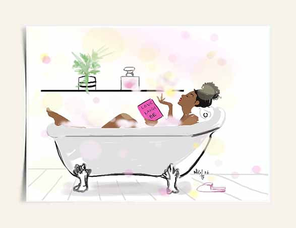 "Bain Moment 1" | Art Print - Nicholle Kobi