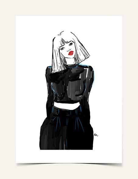 "Au Carré" | Art Print - Nicholle Kobi