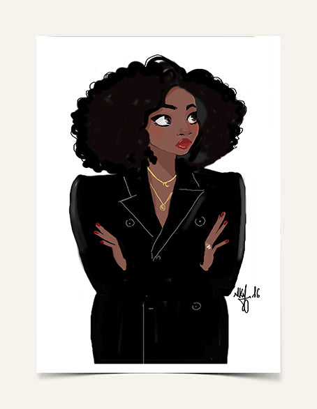 "Girl Boss 2" | Art Print - Nicholle Kobi