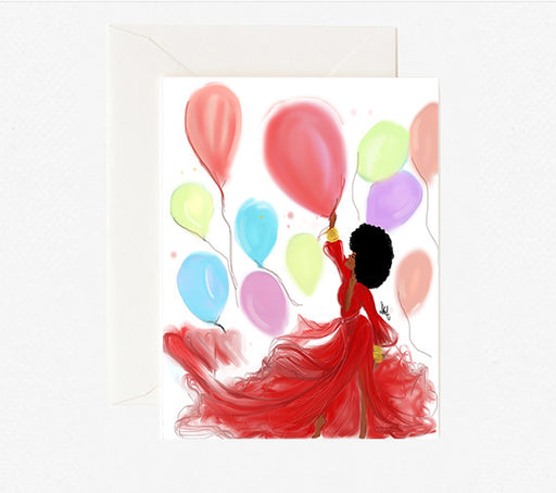 Magical Balloons | Greeting Card - Nicholle Kobi