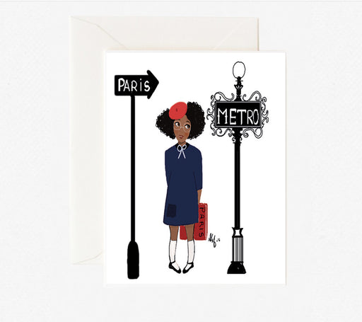 Little Parisienne | Greeting Card - Nicholle Kobi
