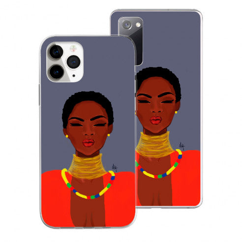 Afro Portrait Nicholle Kobi I  Phone  Case