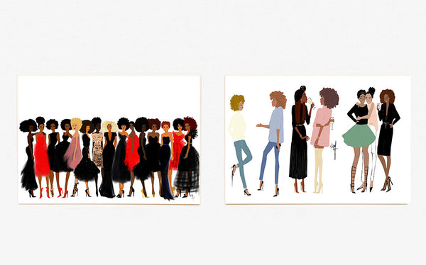 Boxed Greeting Cards (Set of 6) - "Living Our Best Life" - Nicholle Kobi