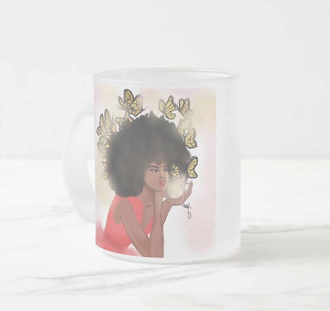 Magique Elle | Glass Mug - Nicholle Kobi