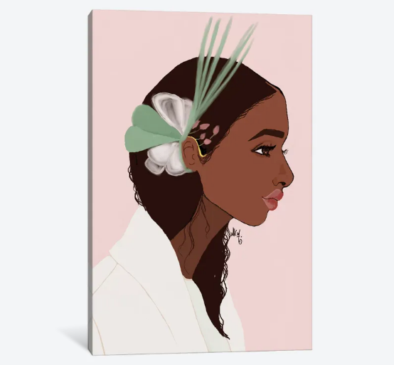 " Flower Hair" | Art Print