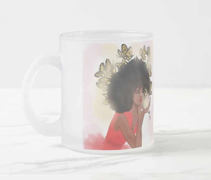 Magique Elle | Glass Mug - Nicholle Kobi