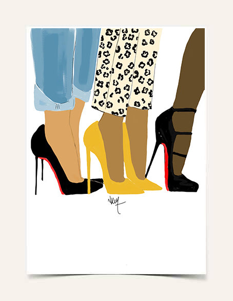 "La Marche" | Art Print - Nicholle Kobi