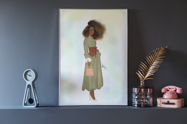 " En Vert Elegant" | Art Print