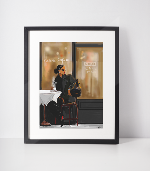 " Coffee Paris " | Art Print