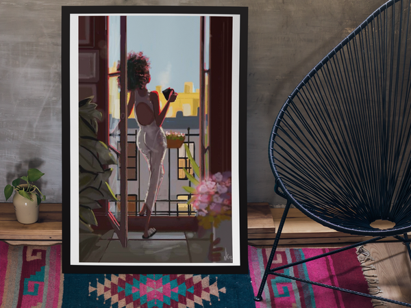 "  Plaisir du Matin" | Art Print