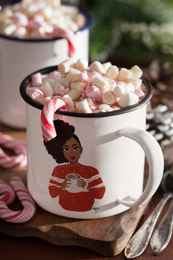 Vintage Winter Afro I Mug