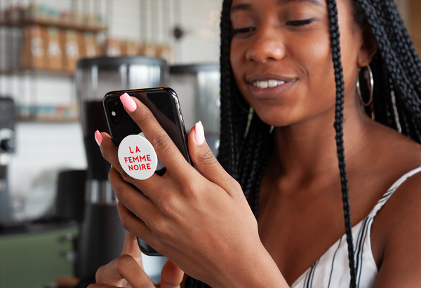 La Femme Noire Phone Ring Stand I Nicholle Kobi