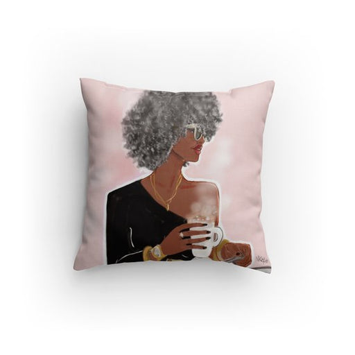 Silver Hair Edition I Accent Square Pillows