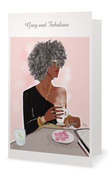 Queen Grey | Greeting Card - Nicholle Kobi