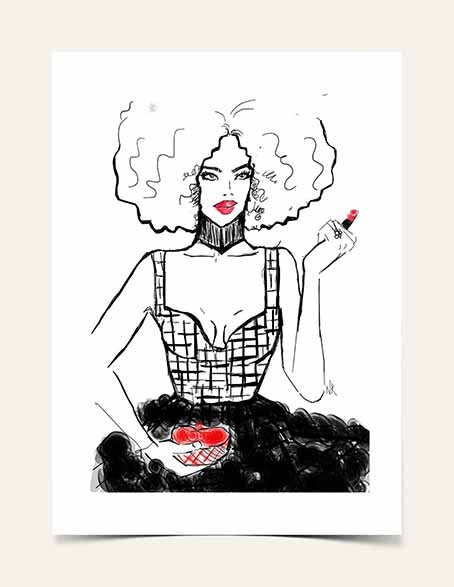 "Celina" | Art Print - Nicholle Kobi