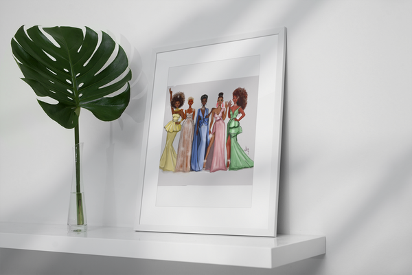 " Sisters Love 5 " | Art Print