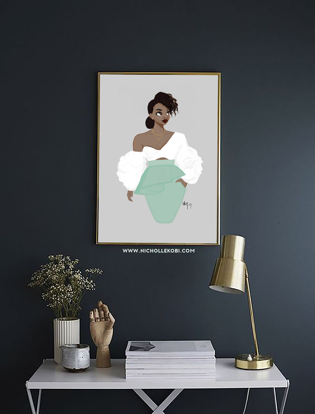 "Blouse Blanche" | Art Print - Nicholle Kobi